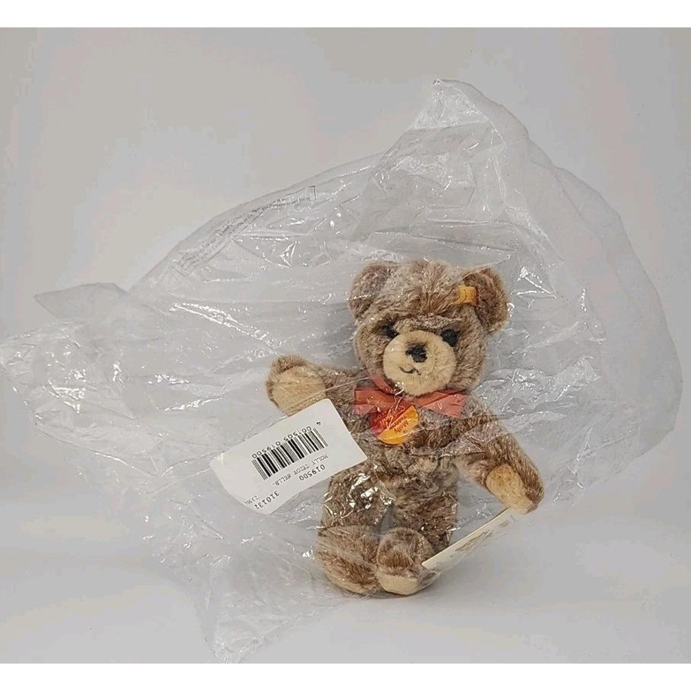 Vintage new Steiff 9" Molly‎ brown plush BEAR 019500